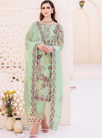 Ramsha Chiffon Embroidery Luxury Article no 1620